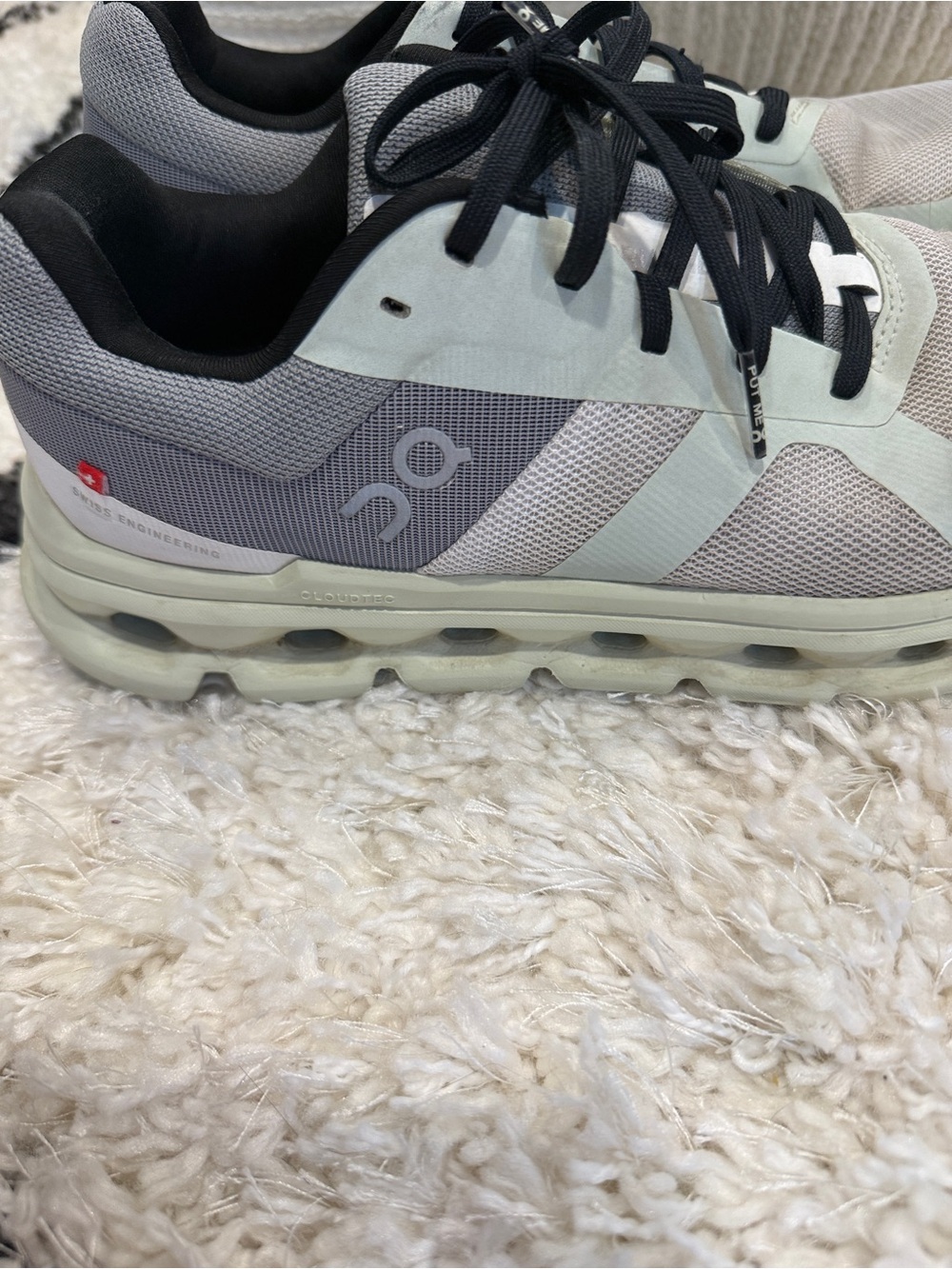 On Cloudrunner Women’s 9.5 Frost Aloe Running Shoes Sneakers - Picture 6 of 12